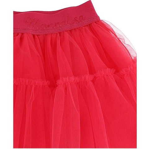 Monnalisa Girls Pink Tulle Skirt