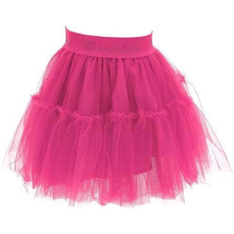 Monnalisa Girls Pink Tulle Skirt