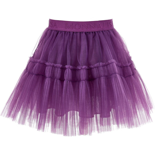 Girls Purple Tulle Skirt