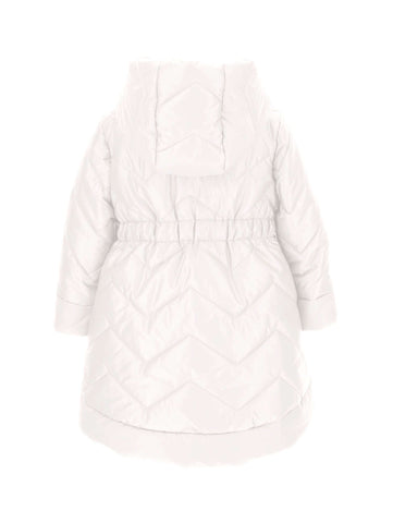 Monnalisa Girls White Quilted Jacket