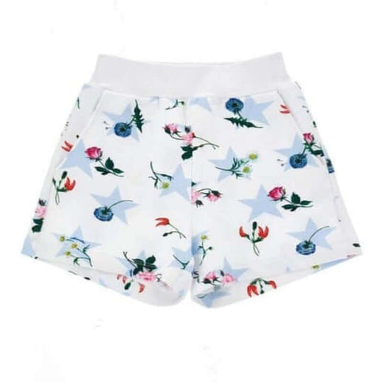 Girls White Star Minnie Mouse Shorts