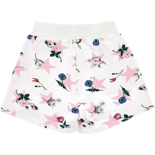 Girls White Star Minnie Mouse Shorts