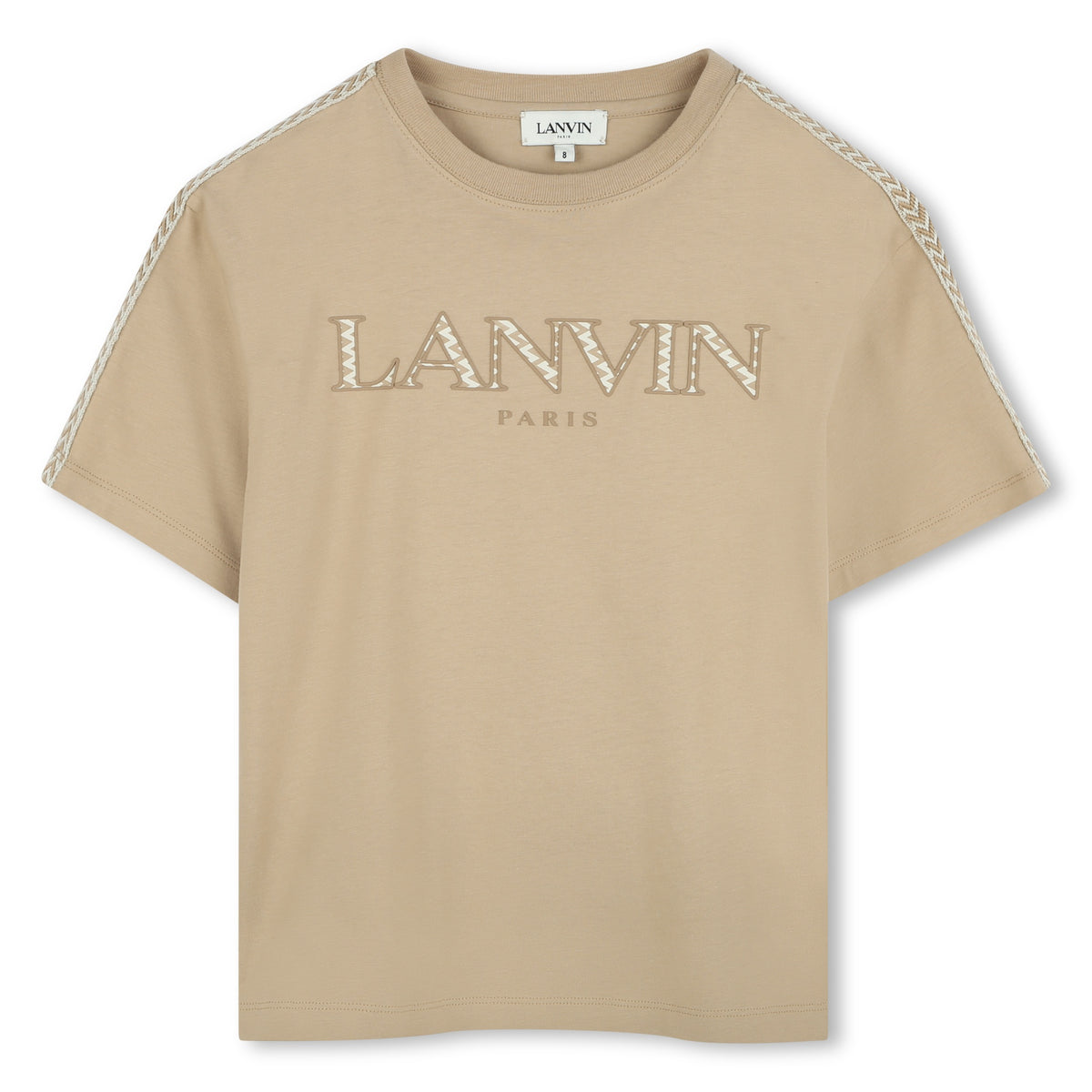 Lanvin Boys Sand Logo T-Shirt