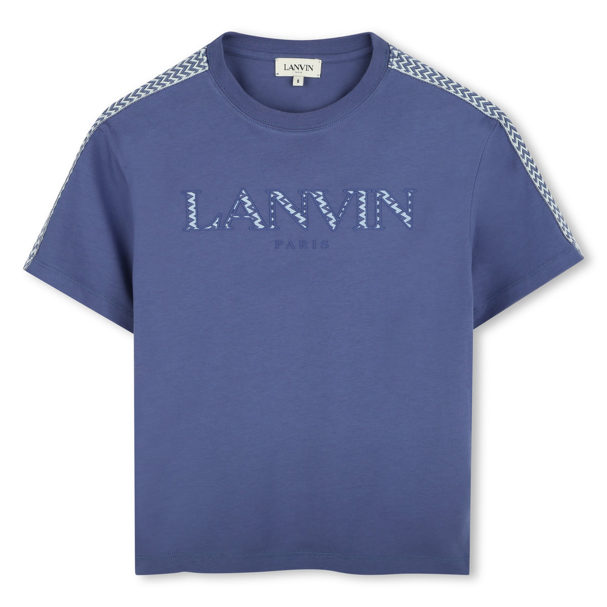 Lanvin Boys Blue Logo T-Shirt