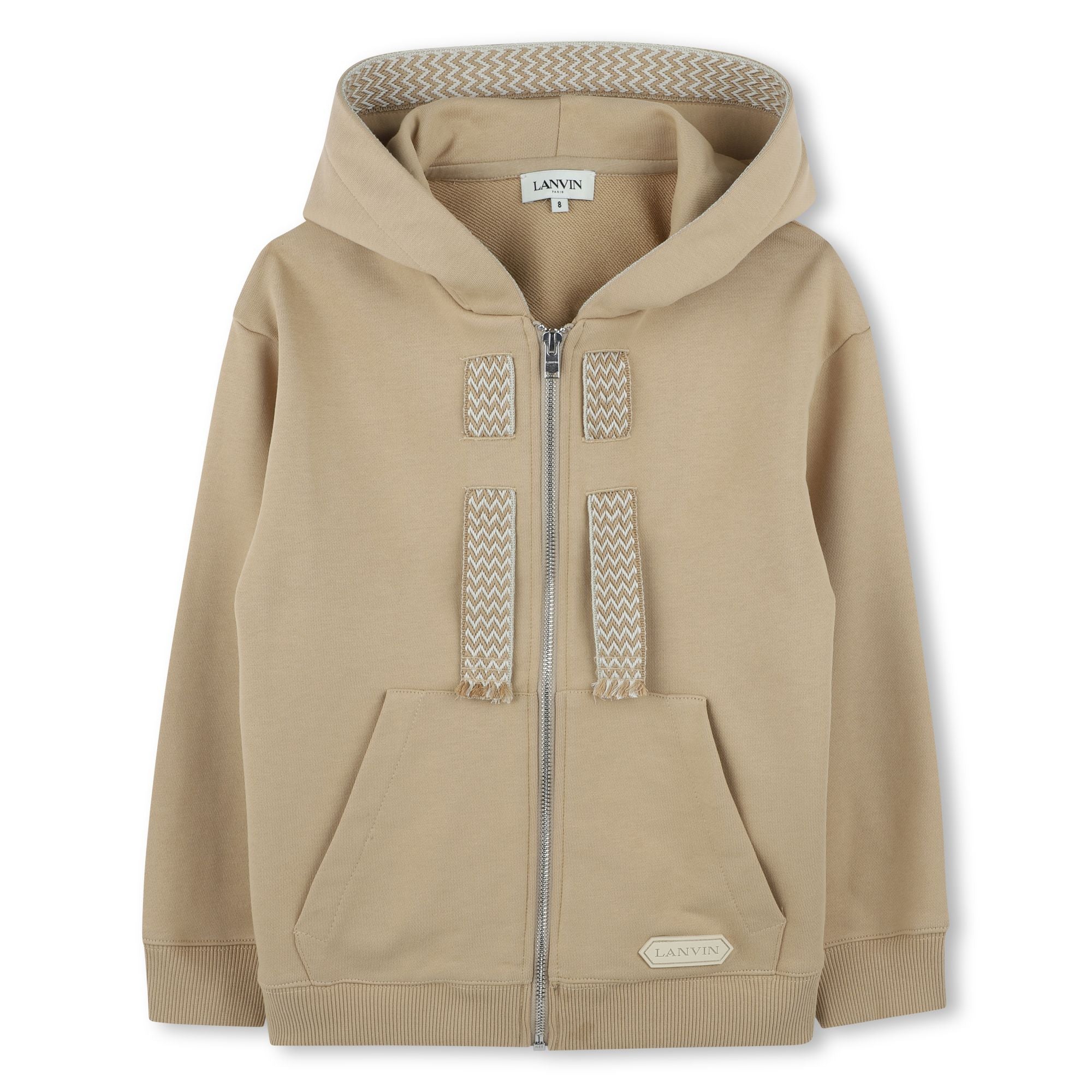 Lanvin Boys Sand Hooded Cardigan