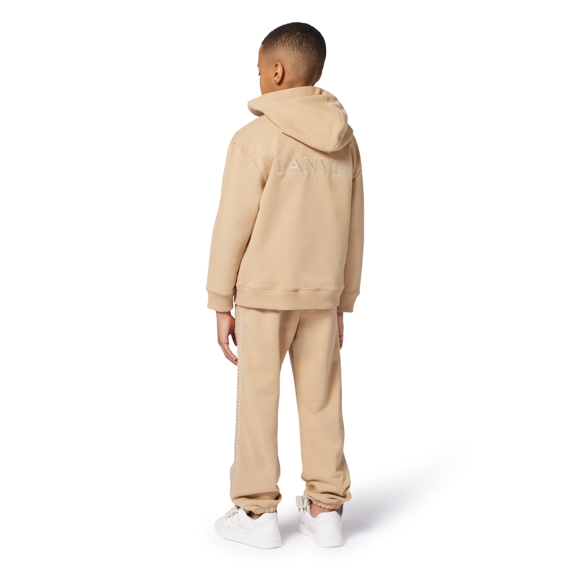 Lanvin Boys Sand Hooded Cardigan