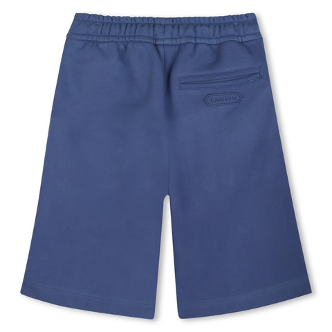 Lanvin Boys Blue Logo Shorts