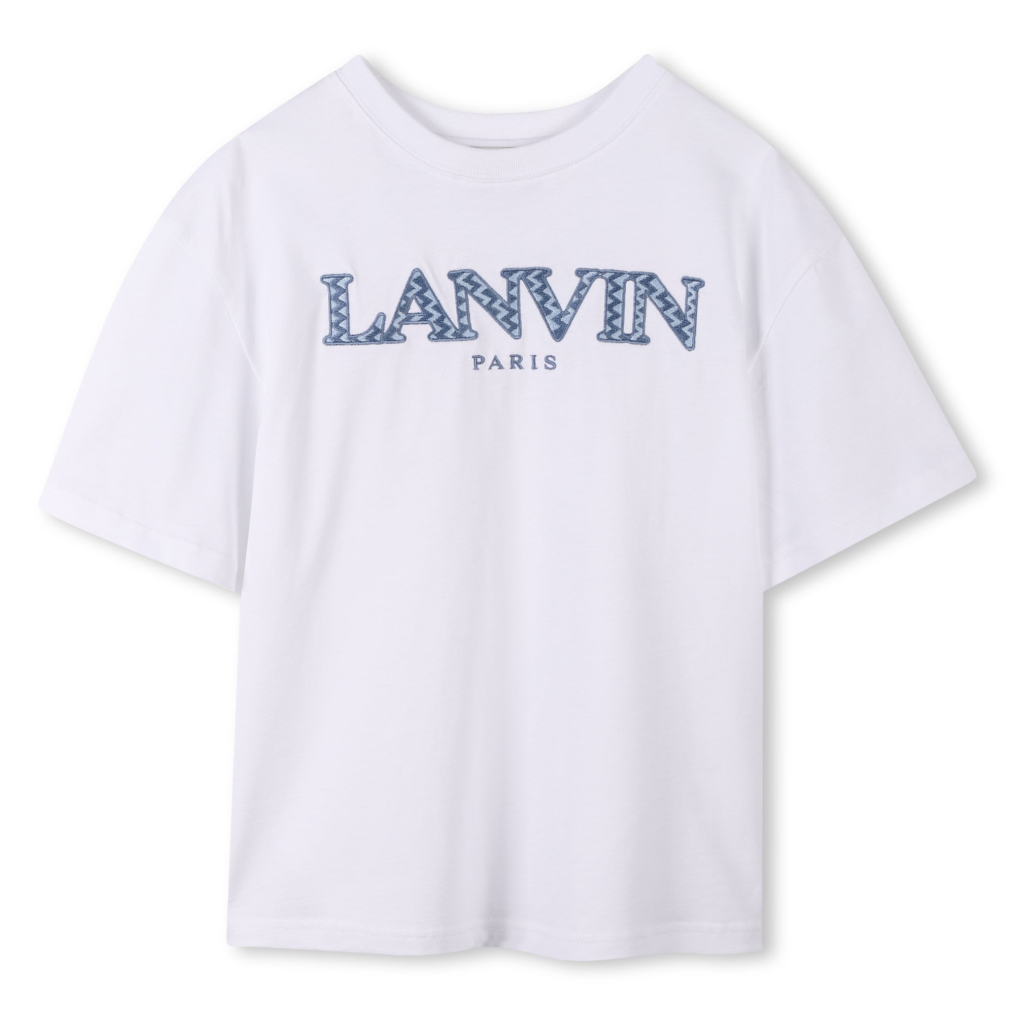 Lanvin Boys White Logo T-Shirt