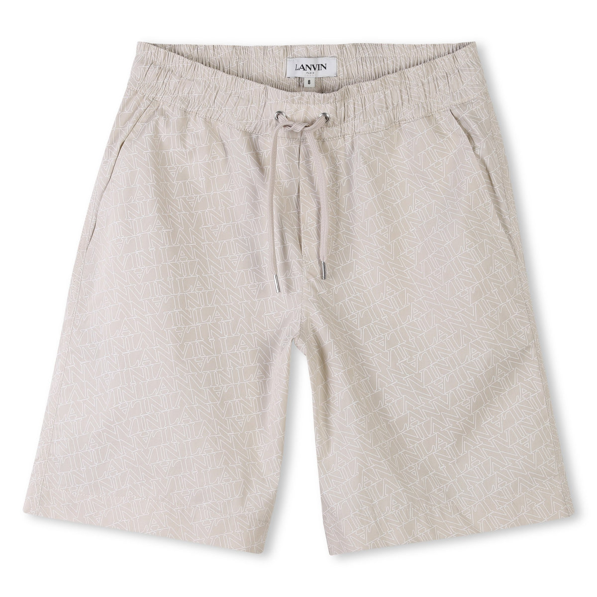 Lanvin Boys Cream Logo Short