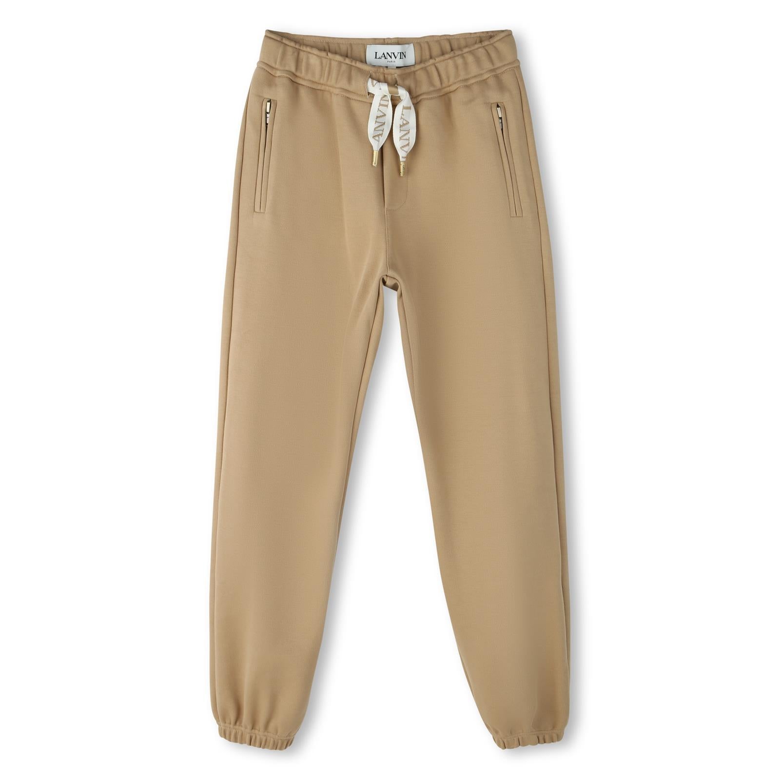 Lanvin Boys Beige Jogging Bottoms