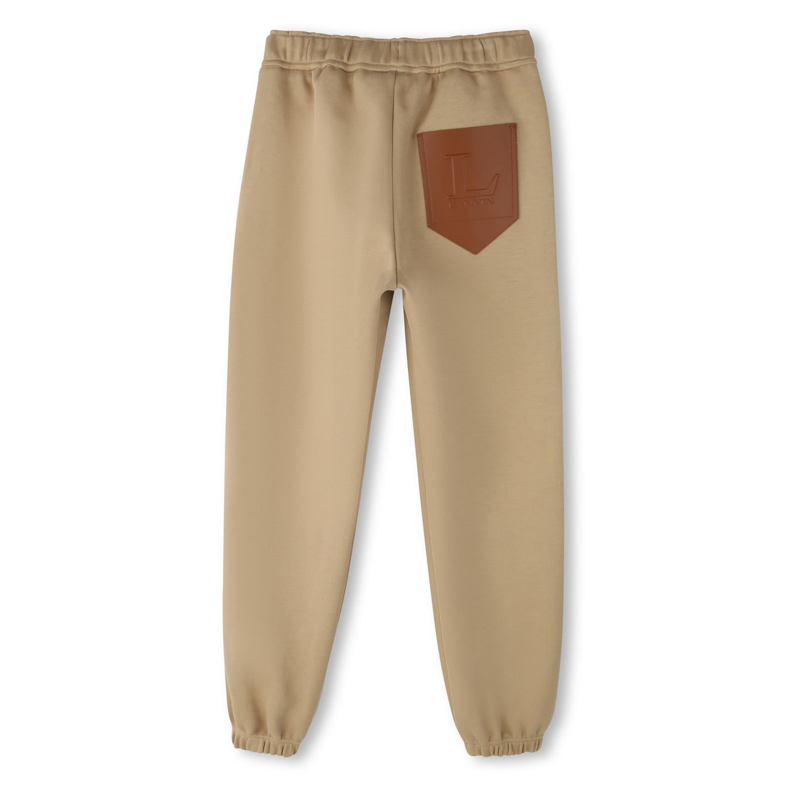 Lanvin Boys Beige Jogging Bottoms