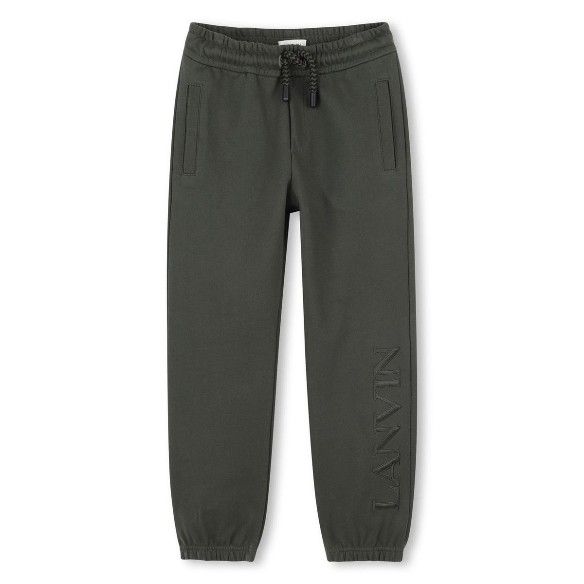 Lanvin Boys Khaki Jogging Bottoms