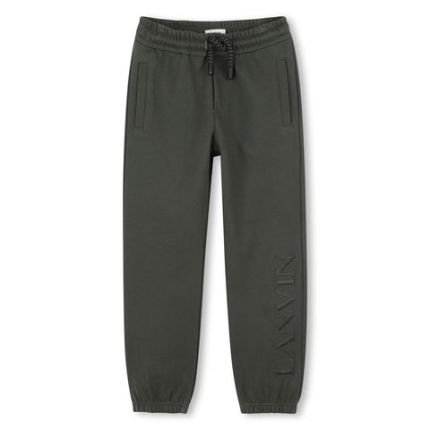 Lanvin Boys Khaki Jogging Bottoms