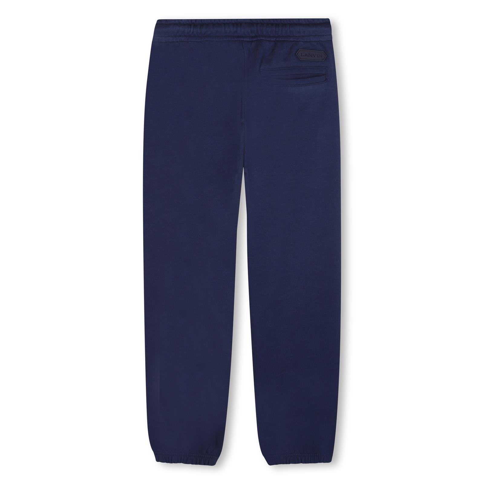 Lanvin Boys Navy Jogging Bottoms