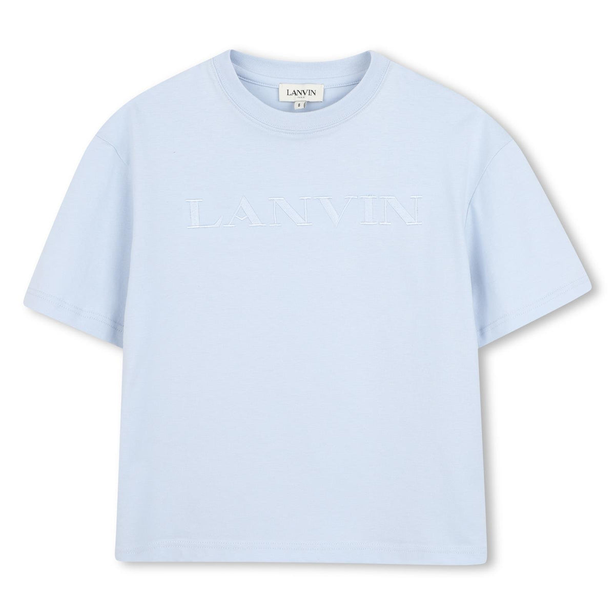 Lanvin Boys Blue Logo T-Shirt