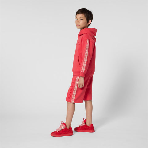 Lanvin Boys Red Logo Shorts