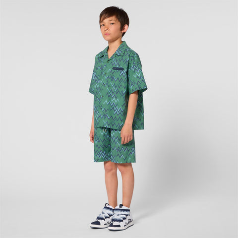 Lanvin Boys Green Shorts