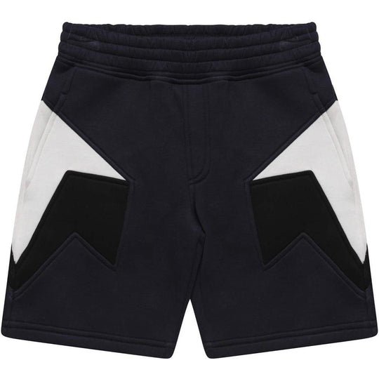 Boys Navy Lightening Shorts
