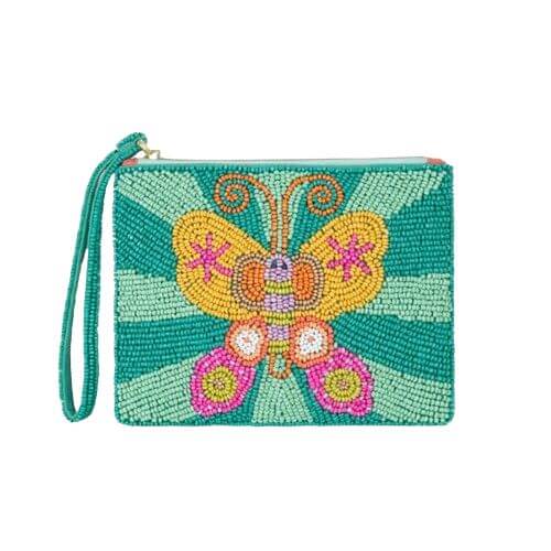 Oilily Girls Beaded Butterfly Coin Purse