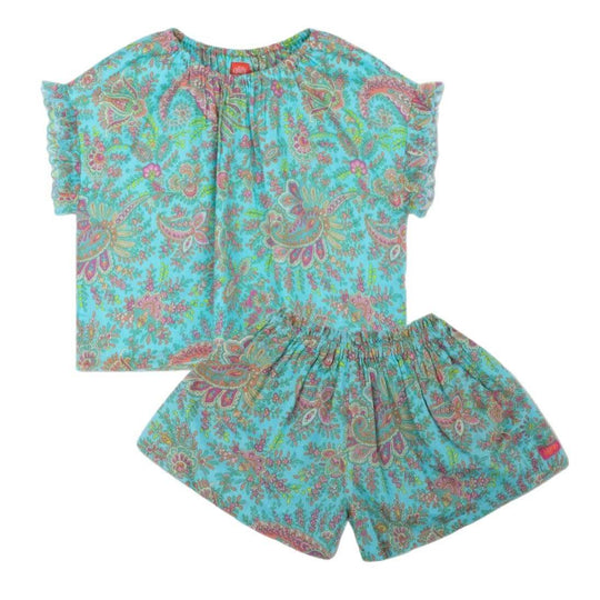 Girls Hubba Paisley Short Set