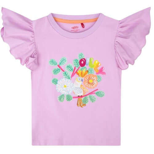 Girls Lilac Cuckoo T-Shirt