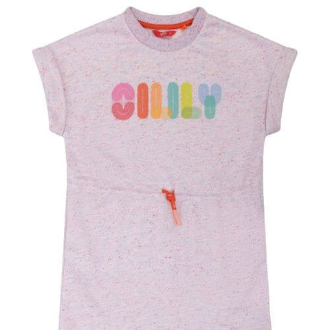 Oilily Girls Lilac Logo Sweater Dress