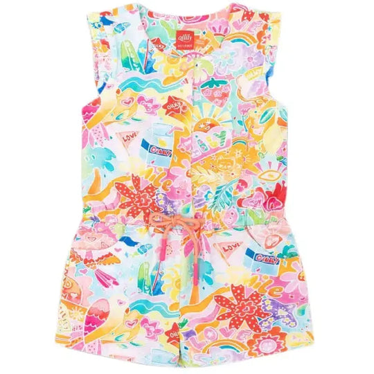 Girls Magic Land Of The Sun Playsuit