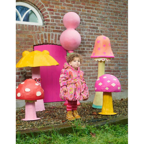 Oilily Girls Pink Fairy Robots Coat