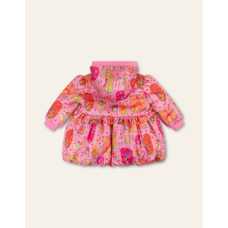 Oilily Girls Pink Fairy Robots Coat