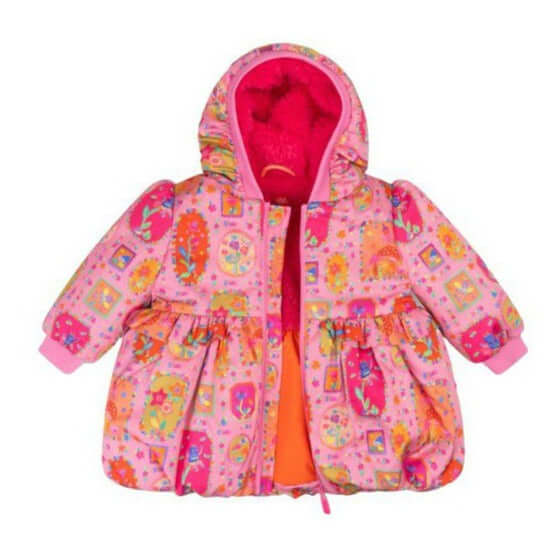 Oilily Girls Pink Fairy Robots Coat