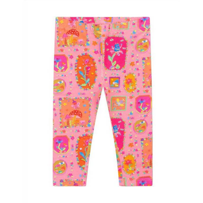 Oilily Girls Pink Fairy Robots Leggings