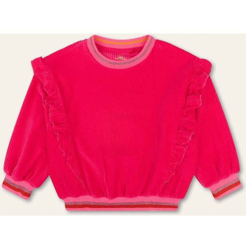 Oilily Girls Pink Frill Tracksuit