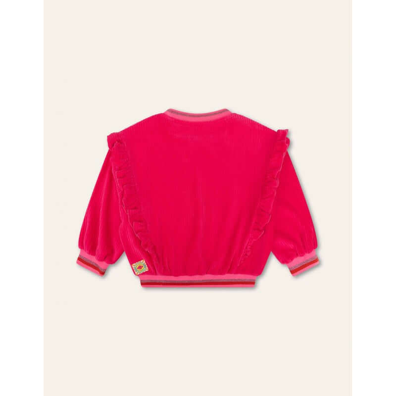 Oilily Girls Pink Frill Tracksuit