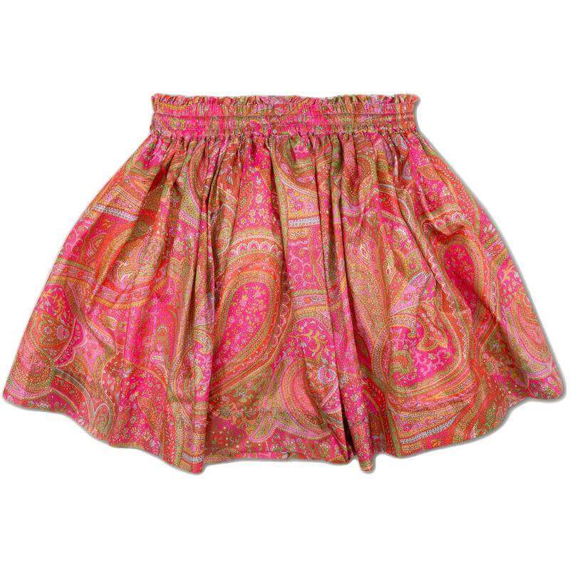 Oilily Girls Pink Paisley Shield Skirt