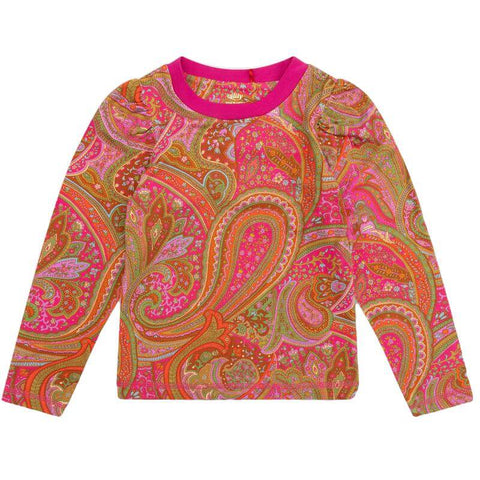 Oilily Girls Pink Paisley Tuin T-Shirt