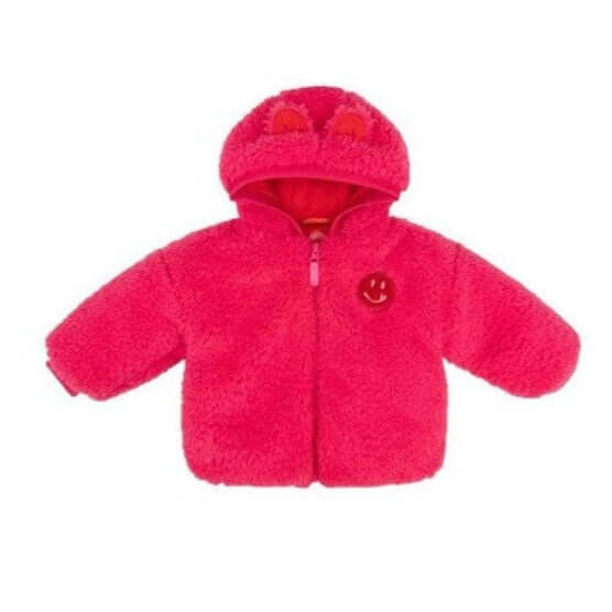 Oilily Girls Pink Vivi Teddy Jacket