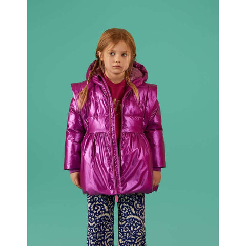 Oilily Girls Purple Calypso Coat