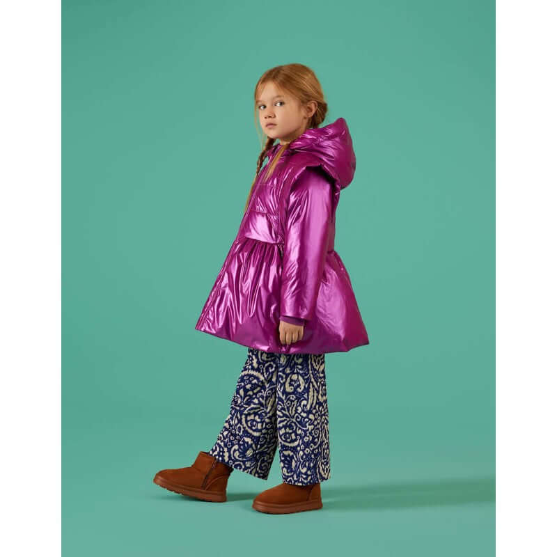 Oilily Girls Purple Calypso Coat