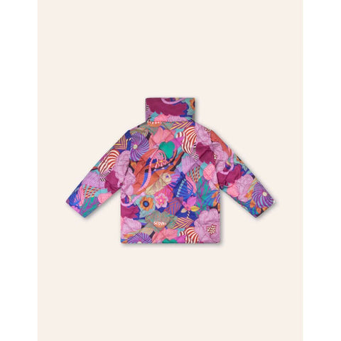 Oilily Girls Purple Cat Coat