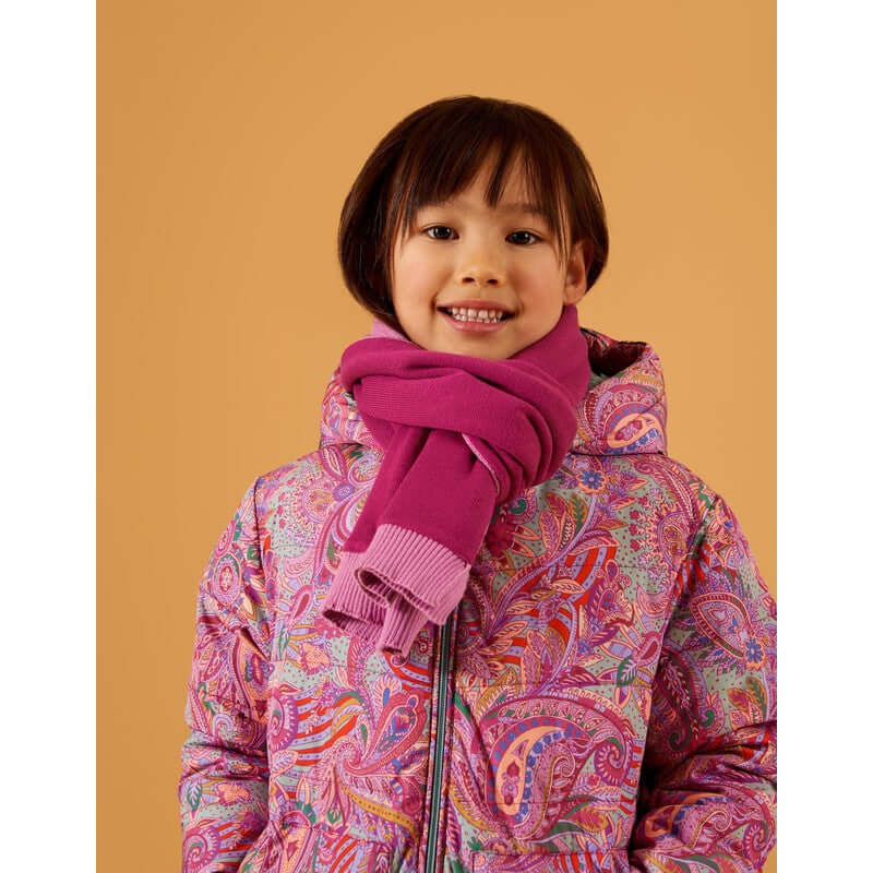 Oilily Girls Purple Camelotte Paisley Coat