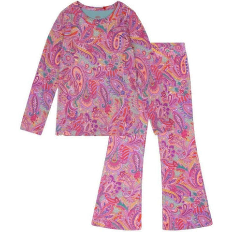 Oilily Girls Purple Paisley Legging Set