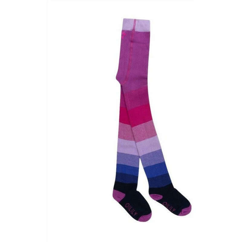 Oilily Girls Purple Stripe Tights