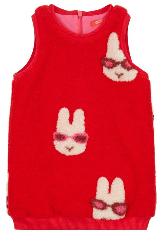 Girls Red Doodoo Dress