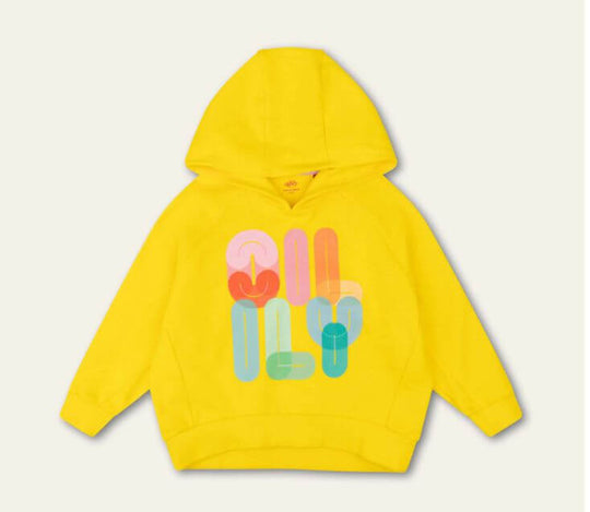 Girls Yellow Hip Hop Hoody