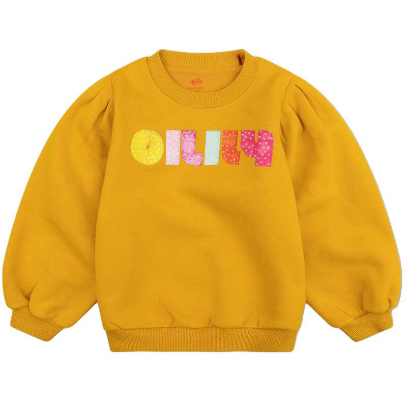 Oilily Girls Yellow Honny Glitter Sweater