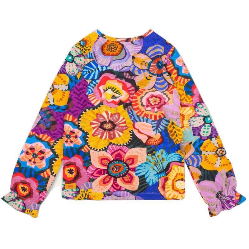 Oilily Girls Yellow Tate Long Sleeved T-Shirt