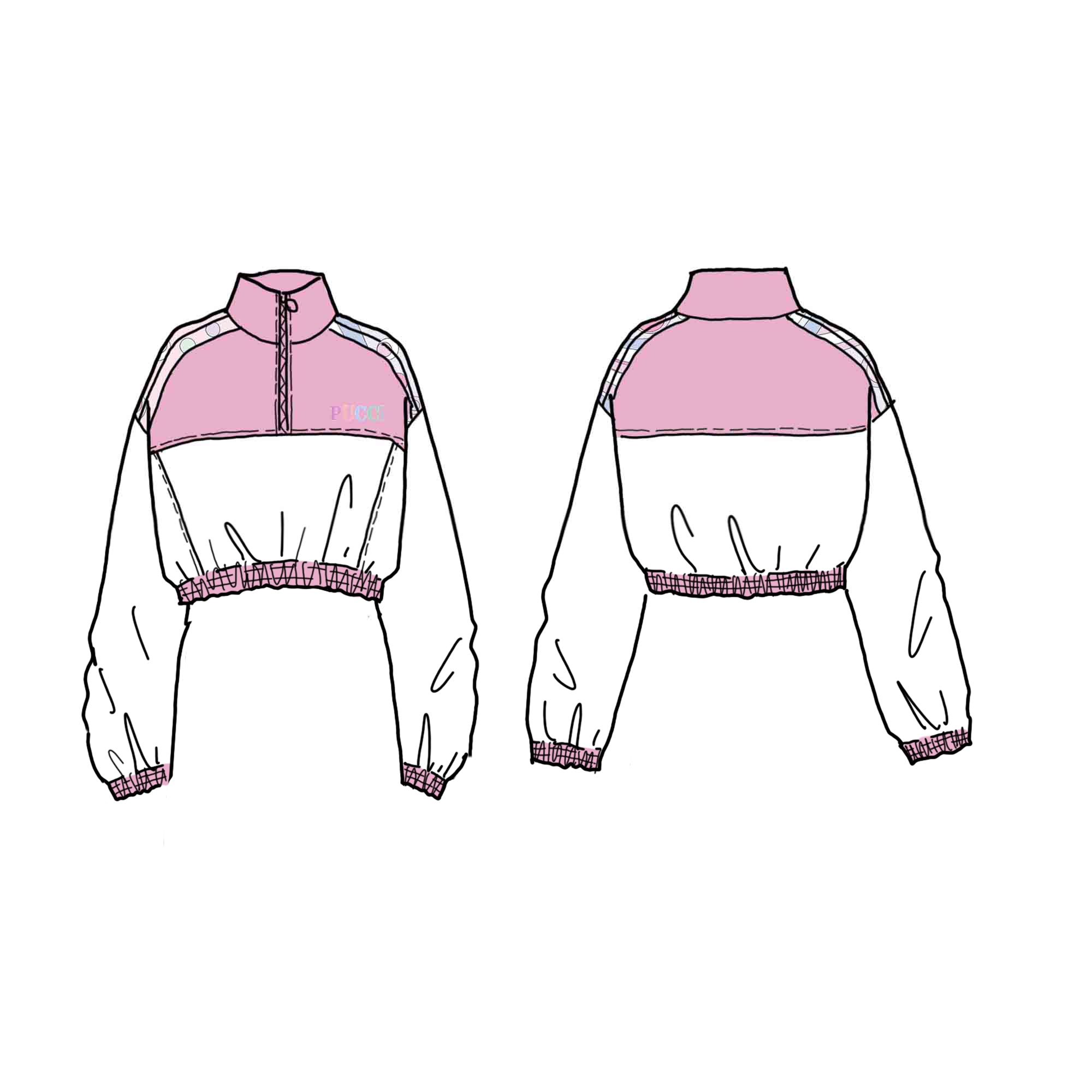 Emilio Pucci Girl Lilac Sweatshirt