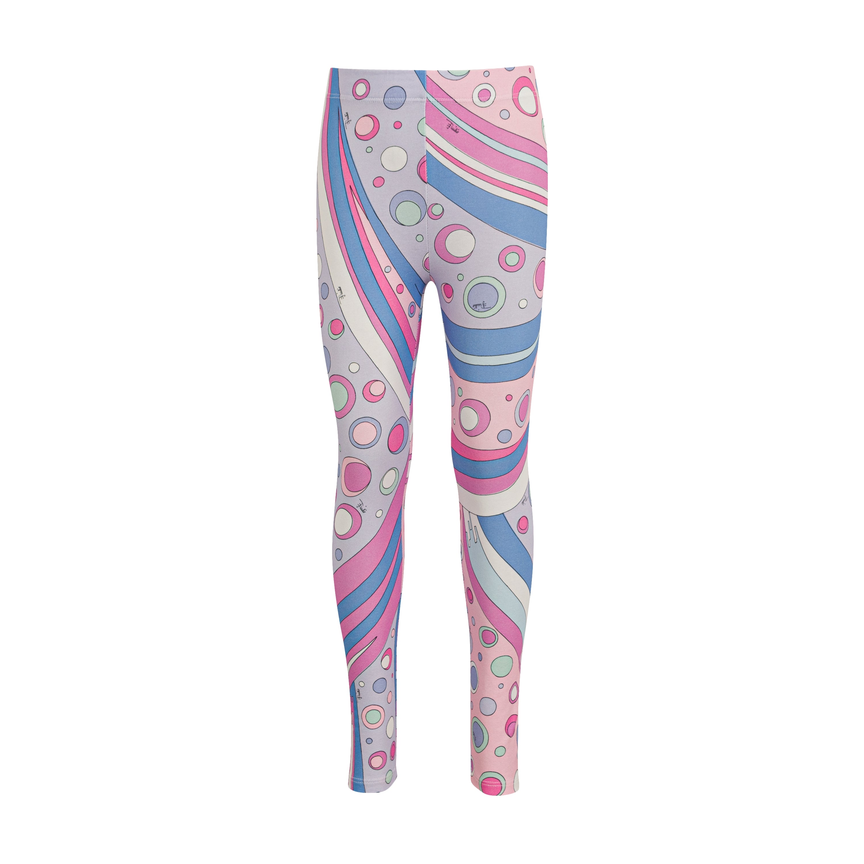 Emilio Pucci Girl Pink Leggings