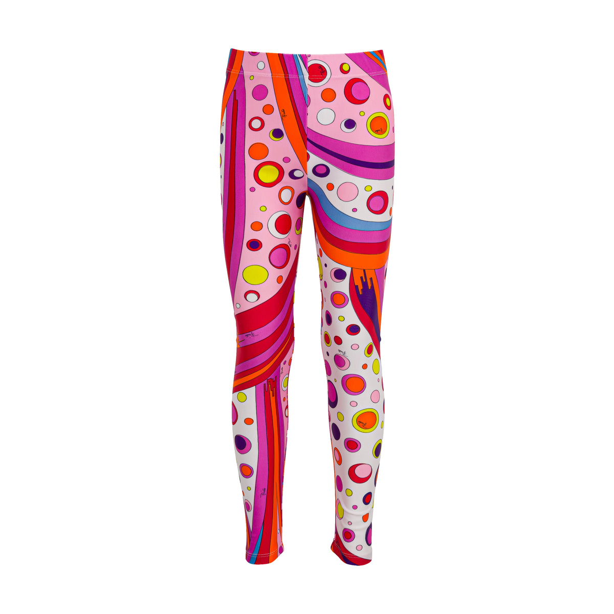 Emilio Pucci Girl Red Spot Leggings