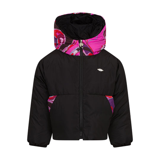 Girls Black Down Jacket